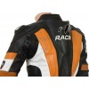 RSV Orange Sports Biker Leather Motorcycle Jacket